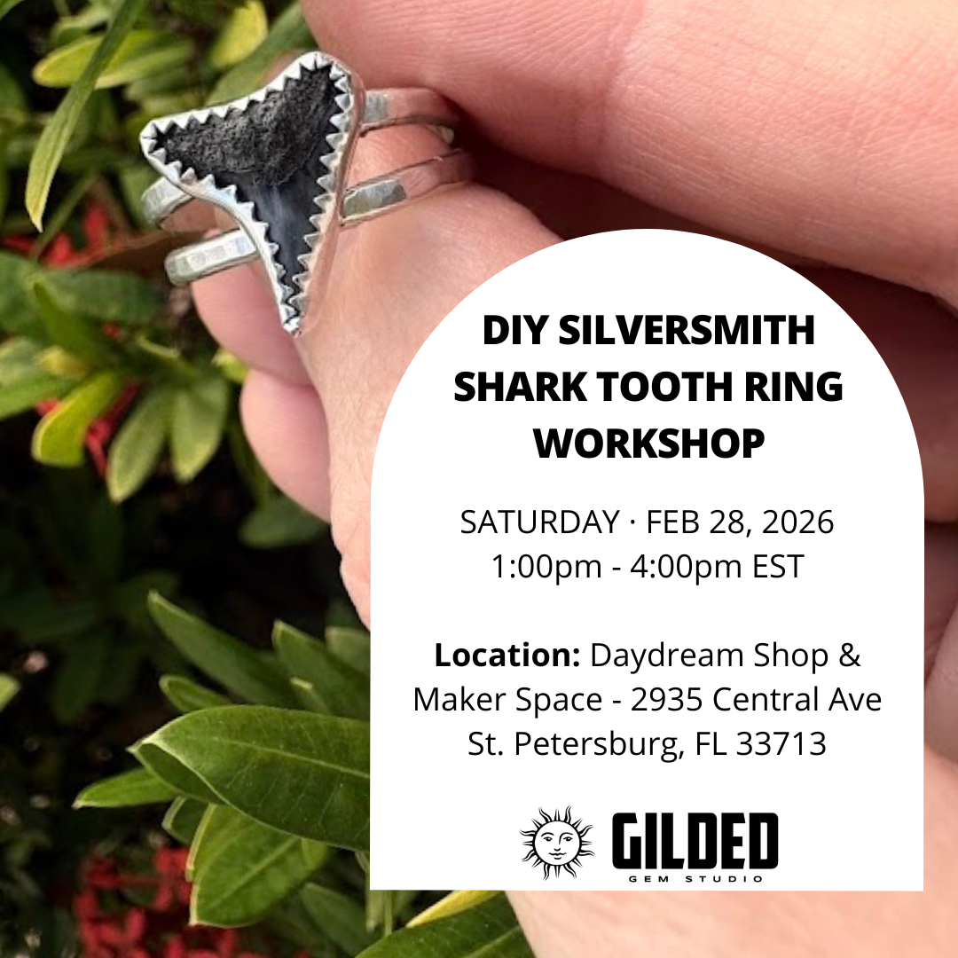 February 28, 2026 - DIY Silversmith Shark Tooth Ring Workshop