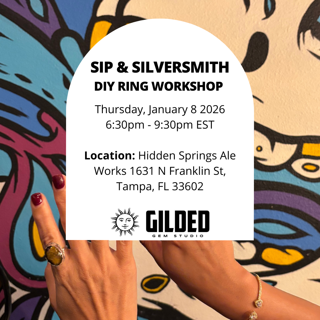 January 8, 2026 - Sip & Silversmith - DIY Ring Making Workshop