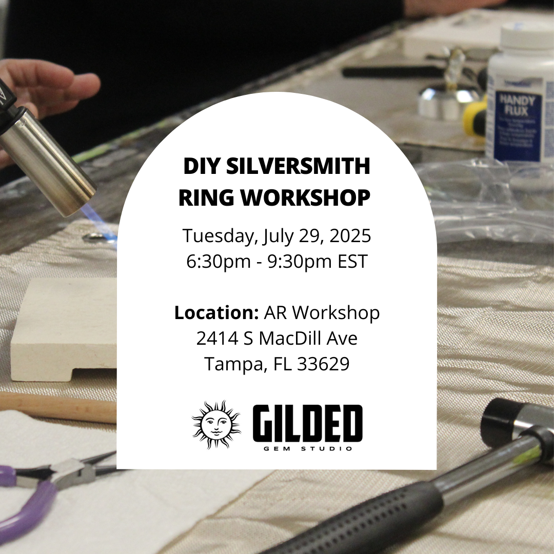July 29, 2025 - DIY Silversmith Ring Making Workshop