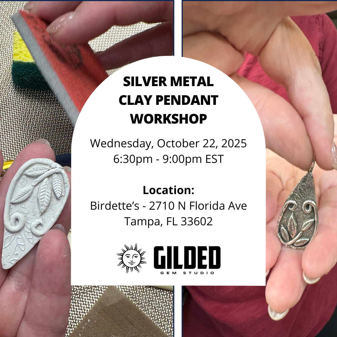 October 22, 2025 - Silver Metal Clay Pendant Workshop