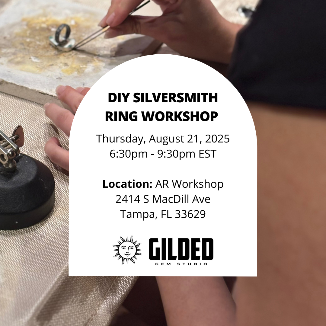 August 21, 2025 - DIY Silversmith Ring Making Workshop