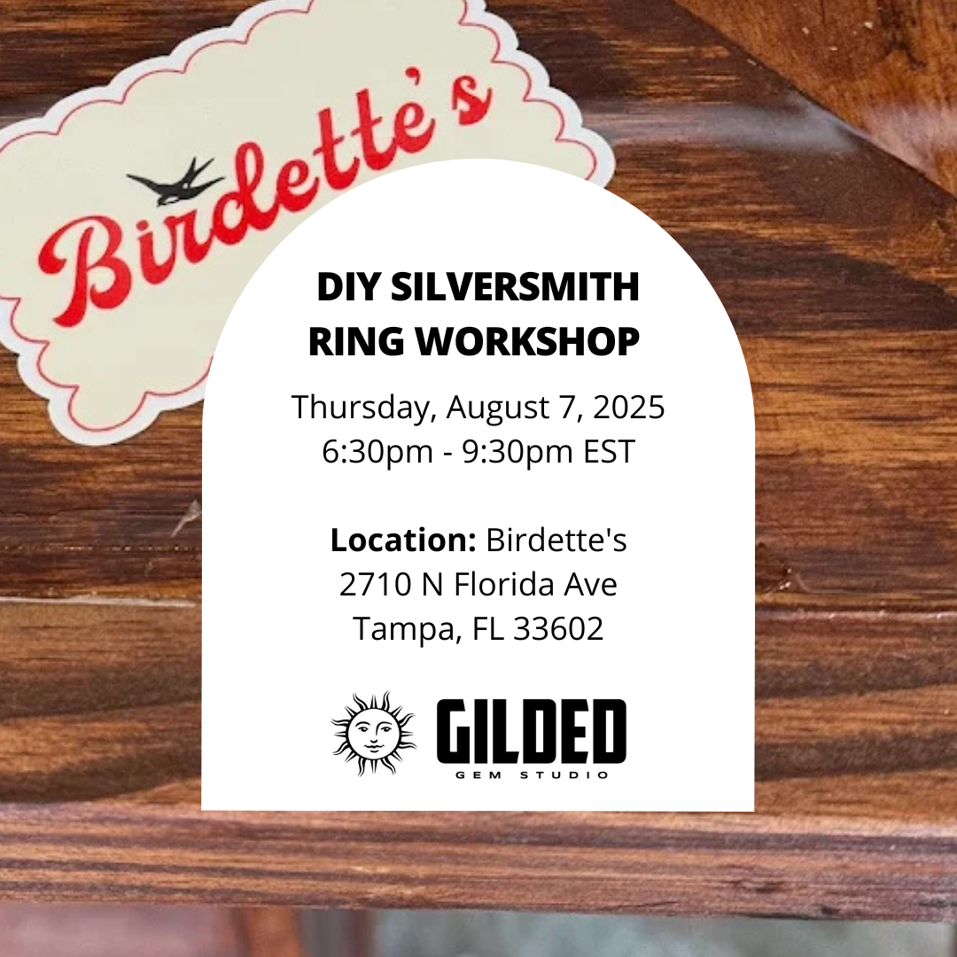 August 7, 2025 - DIY Silversmith Ring Making Workshop