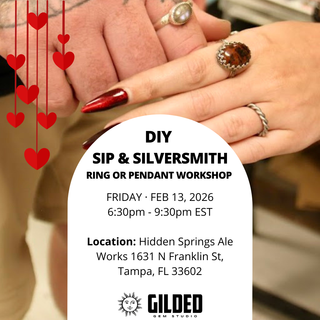 February 13, 2026 - Sip & Silversmith: Valentine’s Edition ❤️