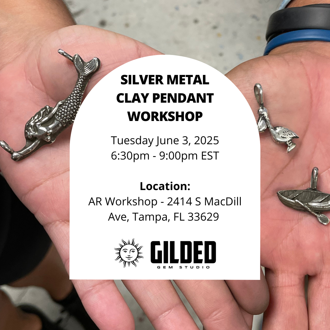 June 3, 2025 - Silver Metal Clay Pendant Workshop